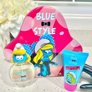 The Smurfs Blue Style Gift Set of 2 PCS For Kids Smurfette EDT & Shower Gel